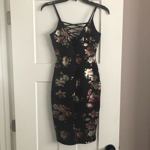 Floral cocktail dress